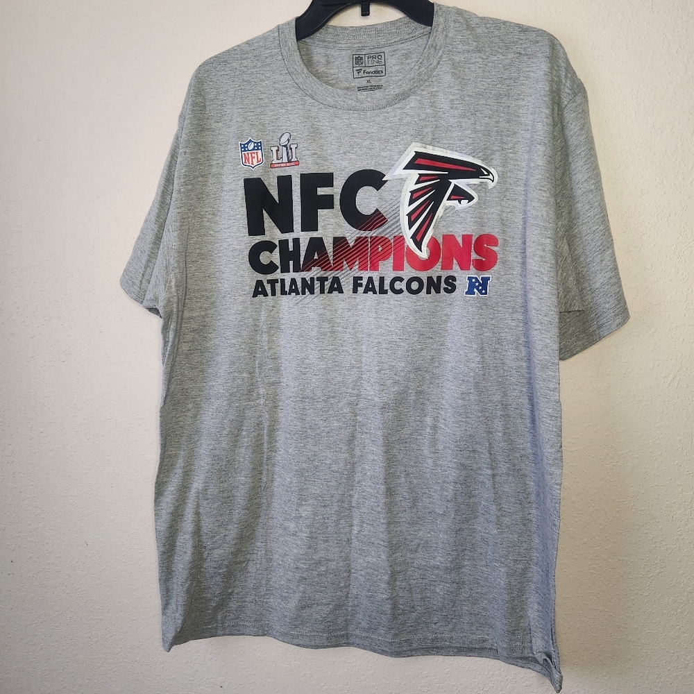 Fanatics NFL Gray Atlanta Falcons Tee
